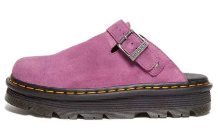Dr.Martens Dr. Martens Zebzag Suede Slingback Platform Mule Muted Purple