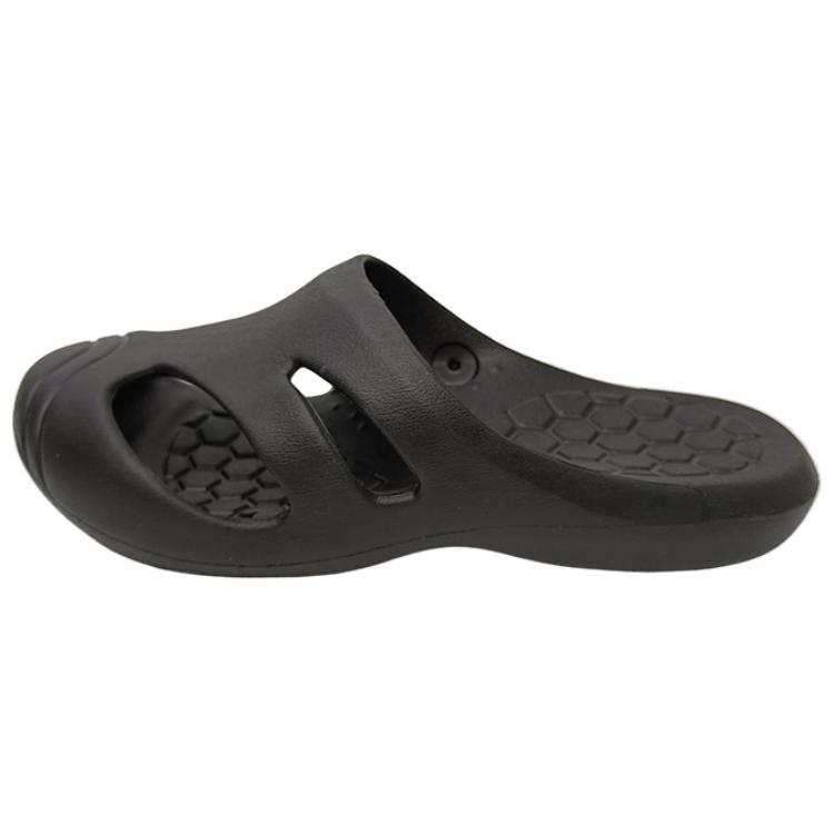 Izt EVA Closed Toe Slippers Platform Unisex Black