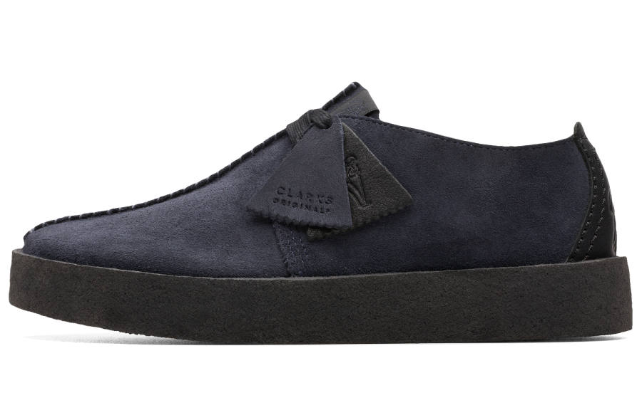 Clarks Originals Cow Split Leather Men's Casual Shoes Men's Blue