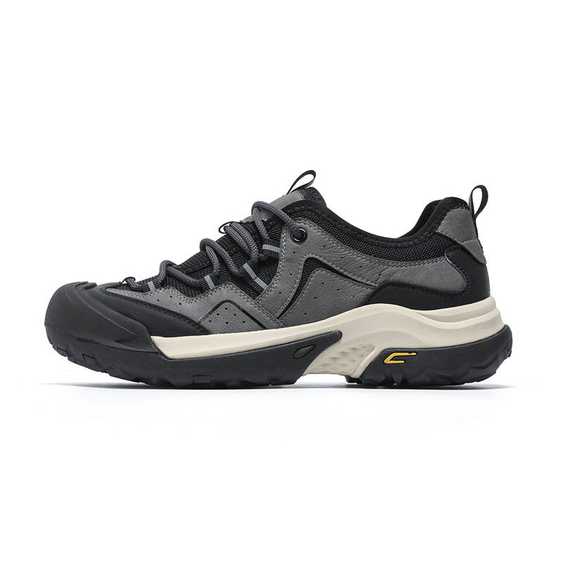 NAVIGARE Textile, Synthetic Leather Height Increasing Low top Casual Shoes Men's Black Gray