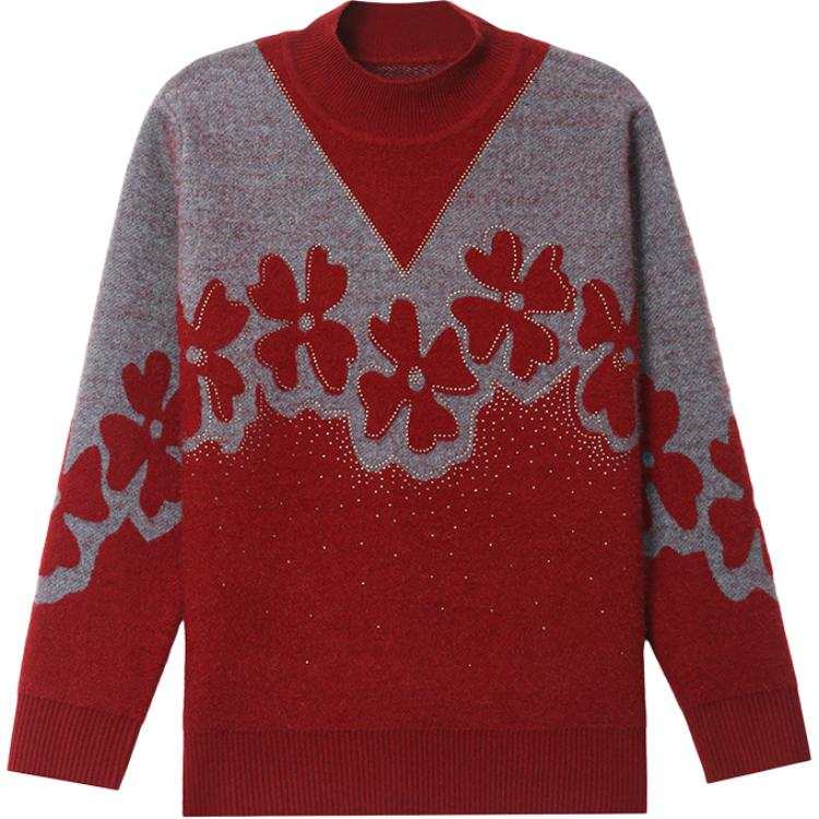 Hodo Knitwear Women's Crew Neck Thickened