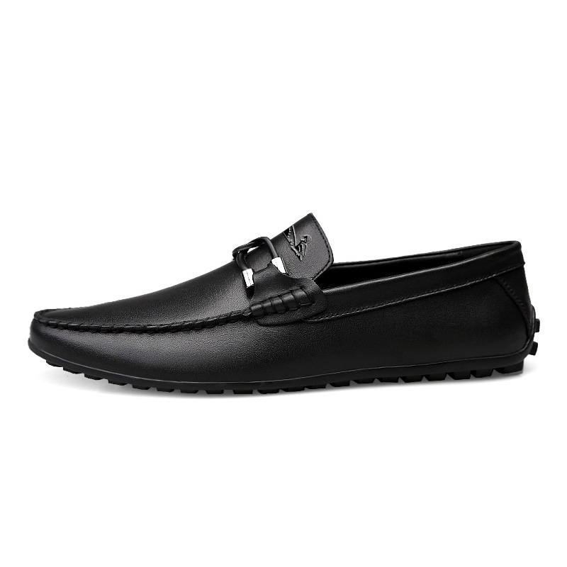 YINGLUNQISHI Top Grain Cow Leather Casual Shoes Men's