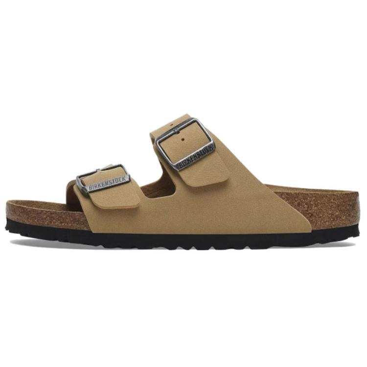 Birkenstock Arizona Abrasion Resistant Slide Slippers Unisex Yellow Brown Narrow