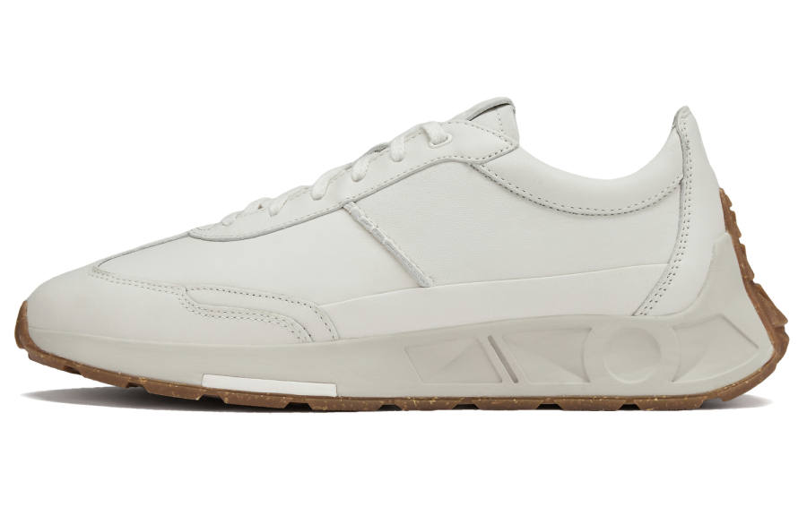 Clarks Cow Leather Fashion Trend Casual Shoes Men's White