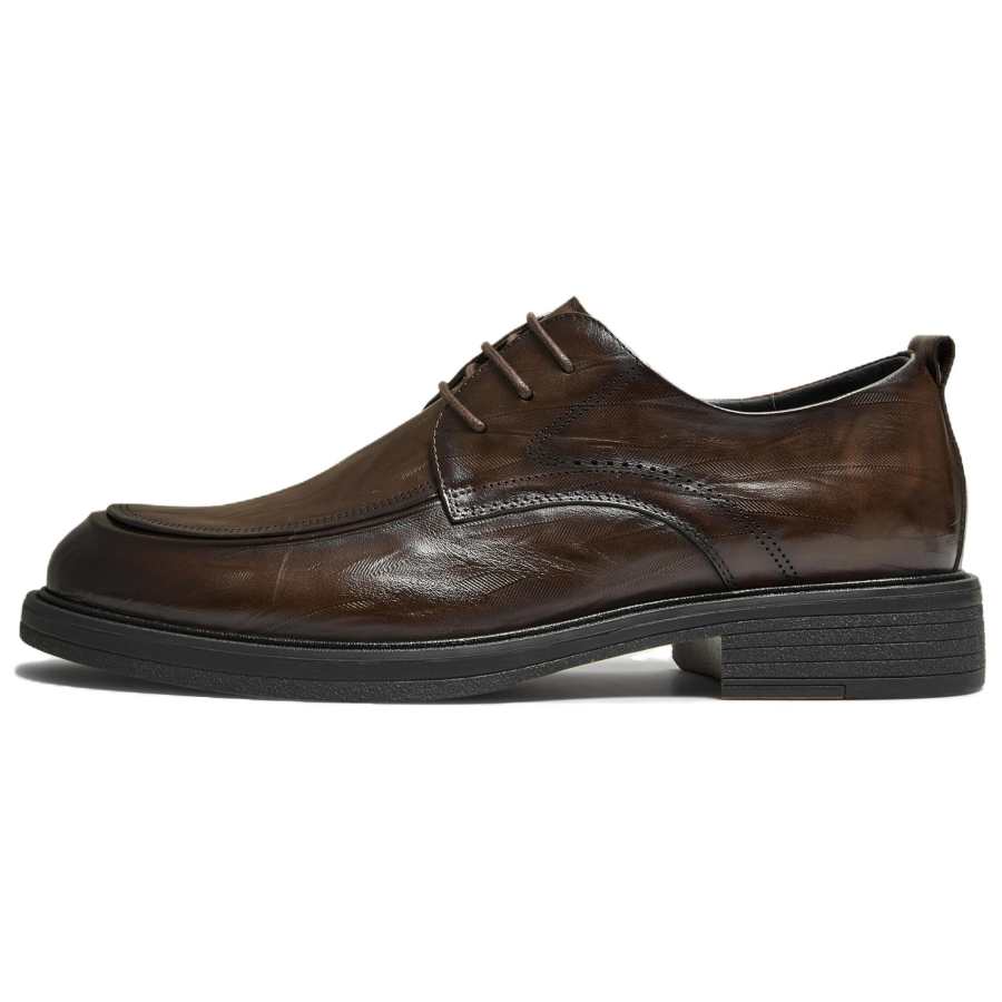 Tata Dress Shoes Men's Low Top Black, Brown