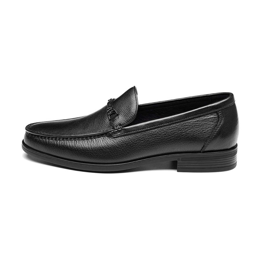J.BENATO Cow Leather Dress Shoes Men's Black