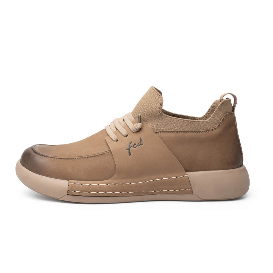 FED Top Grain Cow Leather Abrasion Resistant Breathable Low top Casual Shoes Men's