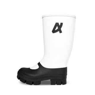 LASTLAZY Breathable Waterproof Slip Resistant Highway Rain Boots Women's