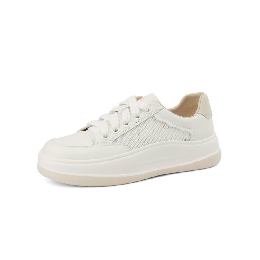 BOERDIQI Cow Leather Breathable Low top Casual Shoes Women's