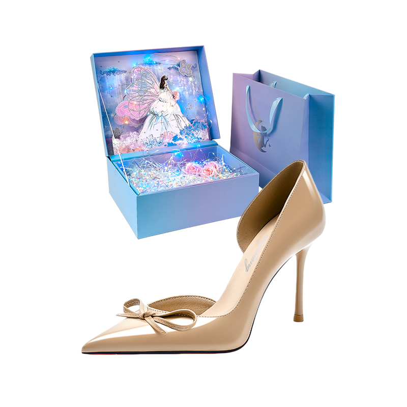 WUGUNIANG Slim Heel High Heels Women's