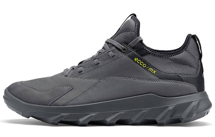 Ecco M Fabric Cushioning Slip Resistant Abrasion Resistant Low top Casual Shoes Men's Gray