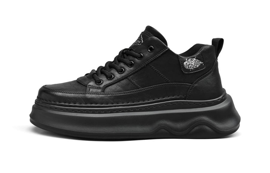 HLA Skateboard Shoes Men's Low Top Earth Yellow, Brown, Black