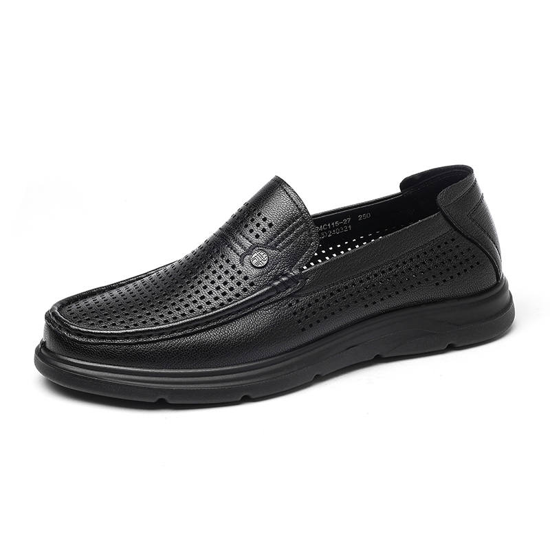 XINNUO Sheepskin Casual Shoes Men's