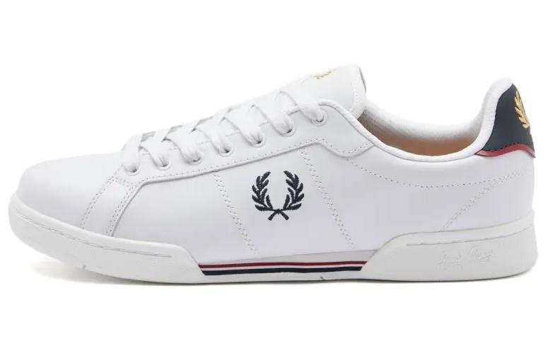 FRED PERRY FRED PERRY Leather Low top Casual Shoes Unisex White