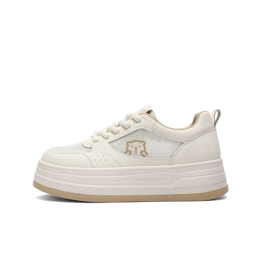 BELLE Low top Skateboard Shoes Women's Beige