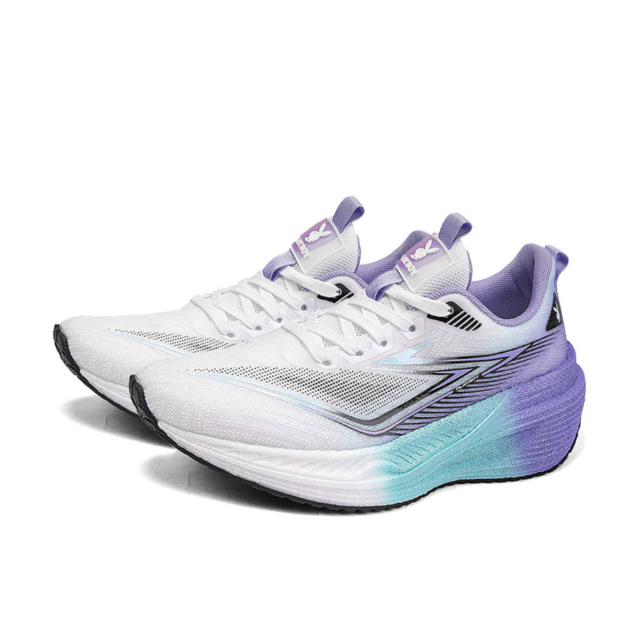 Playboy Fabric Low top Running Shoes Women's White/Blue Purple