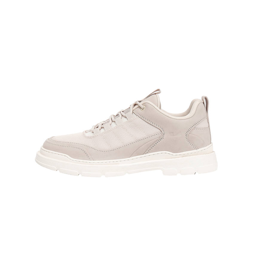 LILANZ Textile, Cow Leather Abrasion Resistant Abrasion Resistant Low top Casual Shoes Men's Ecru