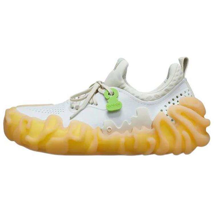 Crocs Crocs Low top Casual Shoes Unisex White Yellow