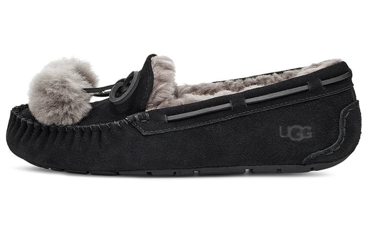 UGG UGG Dakota Bow Pom 'Black' Women's