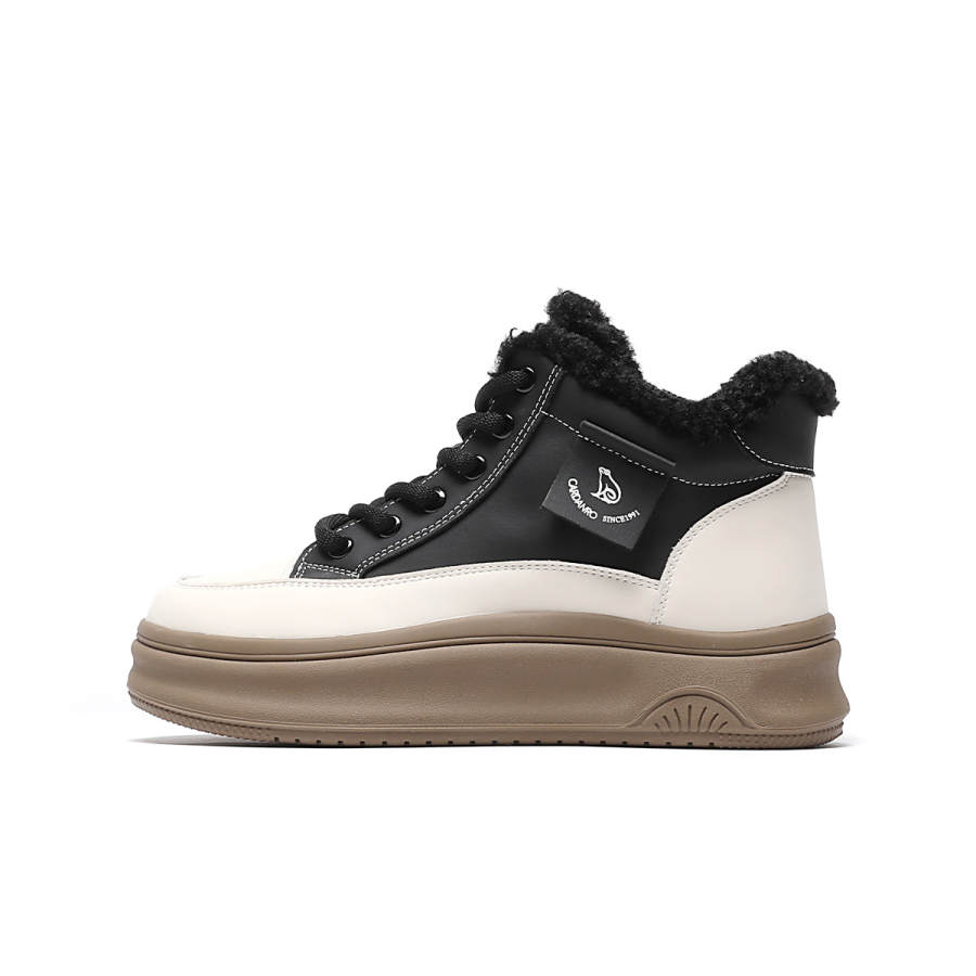 CARDANRO Fleece Lined Fashion Versatile Skateboard Shoes Women's