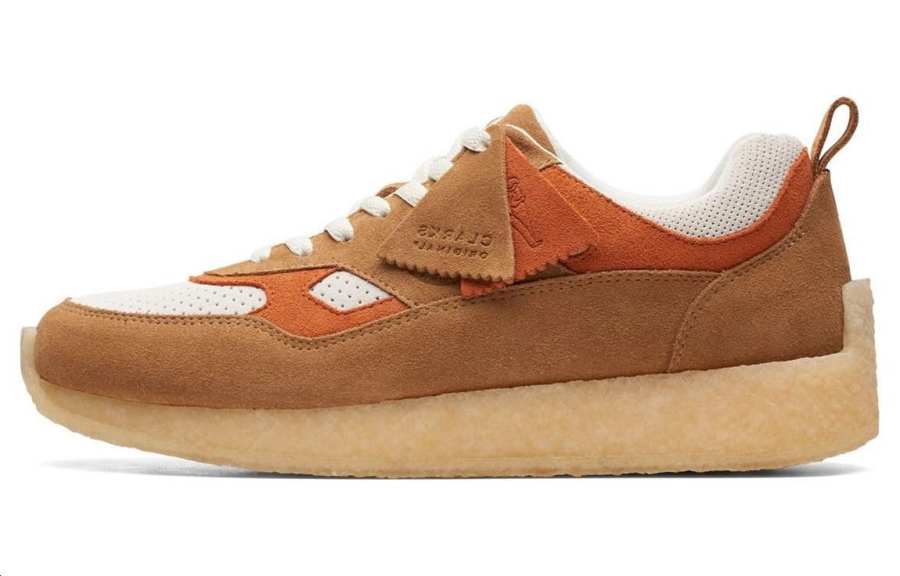 Clarks Originals Split Suede Low top Casual Shoes Men's Sand