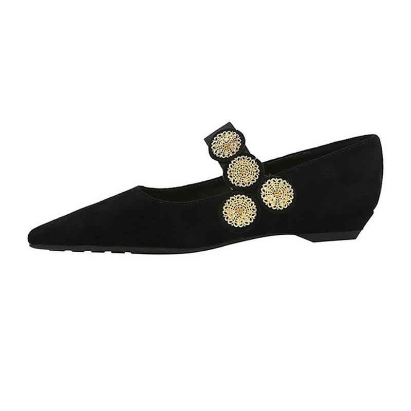 QITUMAUL Suede Casual Shoes Women's