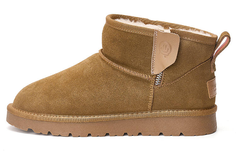 Joy&Mario Thermal Height Increasing Versatile Fashion Casual, Fleece Lined Short Snow Boots Women's