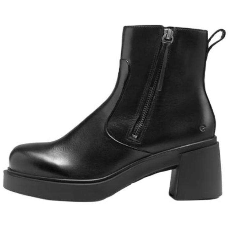 Ecco Ecco Cow Leather Ankle Boots 6.5cm Women's Black