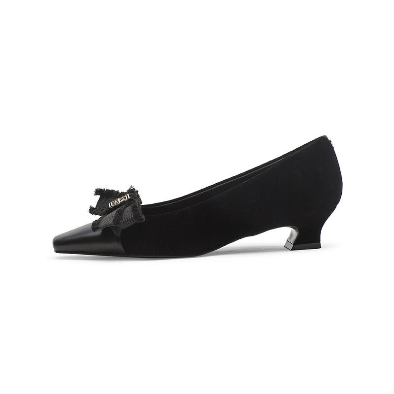 Coup De Foudre Textile, Cow Leather High Heels Women's