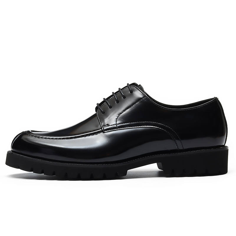 ASTON M.JAZZ Dress Shoes Men's Low Top Black/Brown