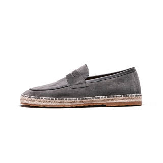 TRUFFAUT Soft Jute Sole Fringe Espadrilles Casual Shoes Men's