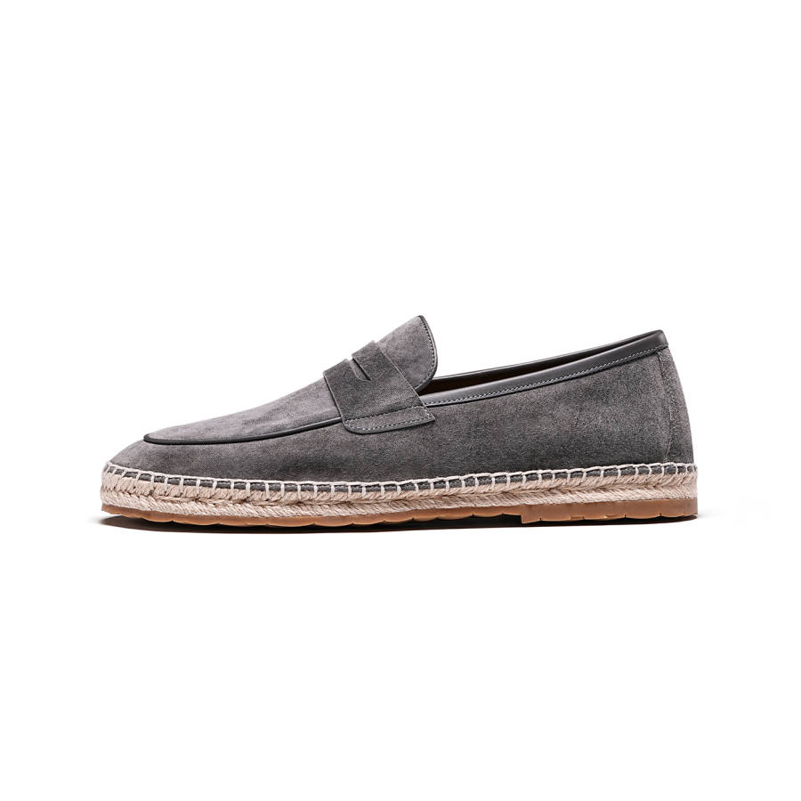 TRUFFAUT Soft Jute Sole Fringe Espadrilles Casual Shoes Men's