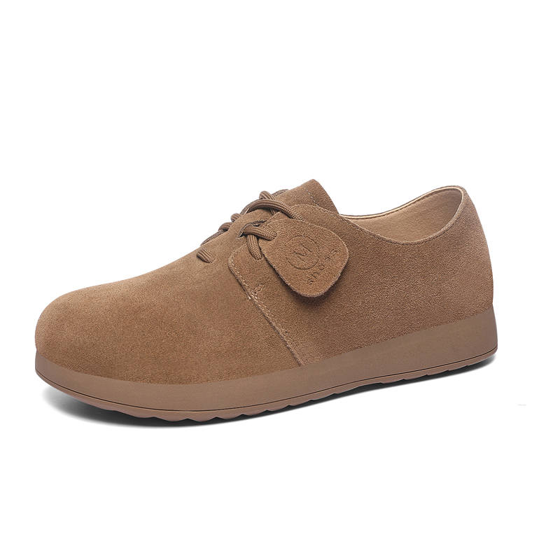 JINSITU Cow Suede Casual Shoes Women's
