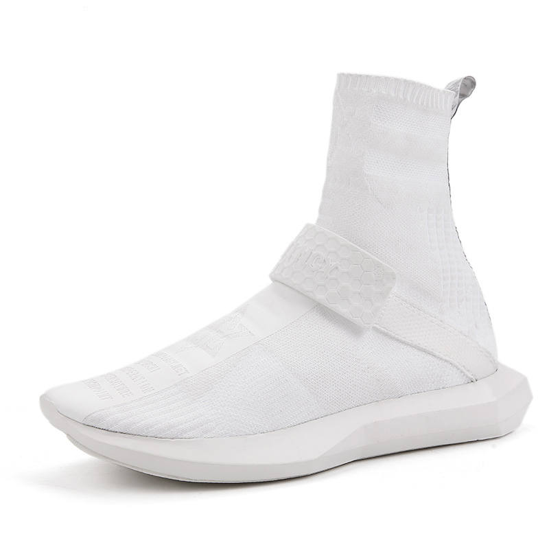 NORVINCY Mesh, Textile Cushioning Breathable Cushioning Breathable High top Casual Shoes Unisex