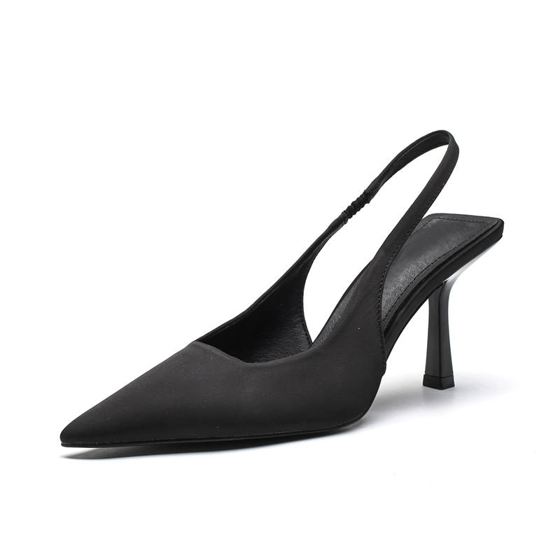 Beijiani Beijiani Microfiber Leather Slim Heel High Heels 9cm Women's