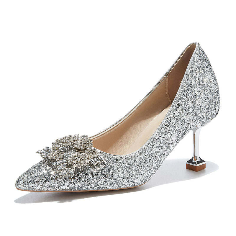 TAOLEI Slim Heel High Heels Women's