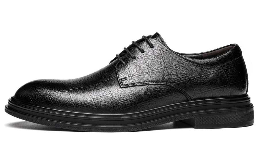CHINT Dress Shoes Men's Low Top Black