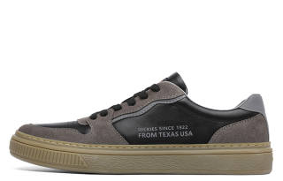 Dickies Microfiber Leather Low top Skateboard Shoes Men's Black