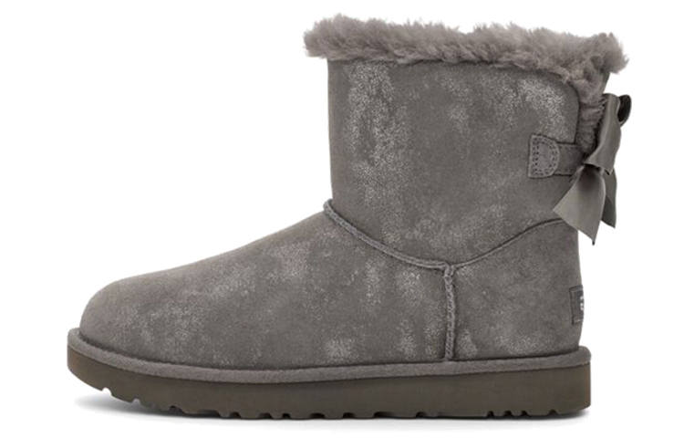 UGG UGG Mini Bailey Bow Glimmer Charcoal Women's