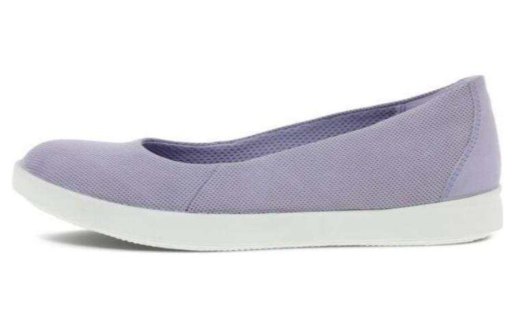 Ecco Leather Business Casual Shoes Women's Purple
