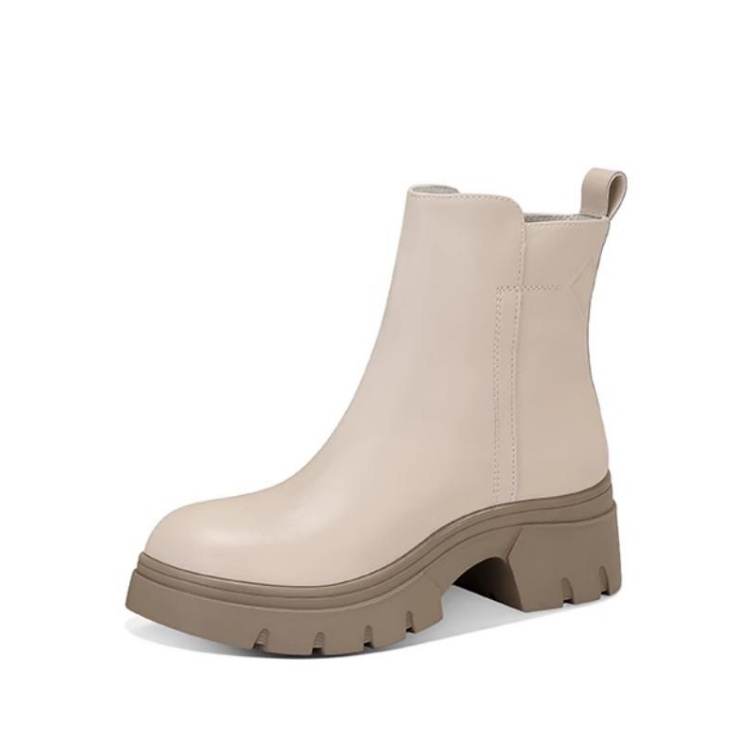 JESSICA SOPHIA Top Grain Cow Leather Ankle Boots Women's