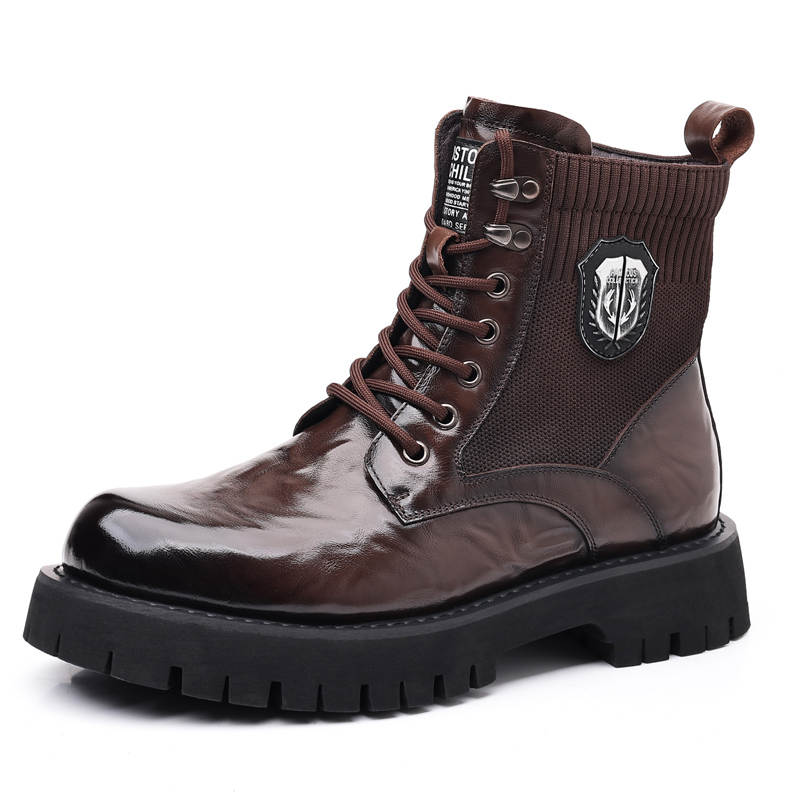 SHUPATE SHUPATE Combat Boots Men's Black/Brown