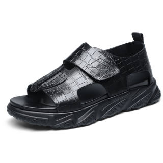 JIEDESEN Beach Sandals Men's Black