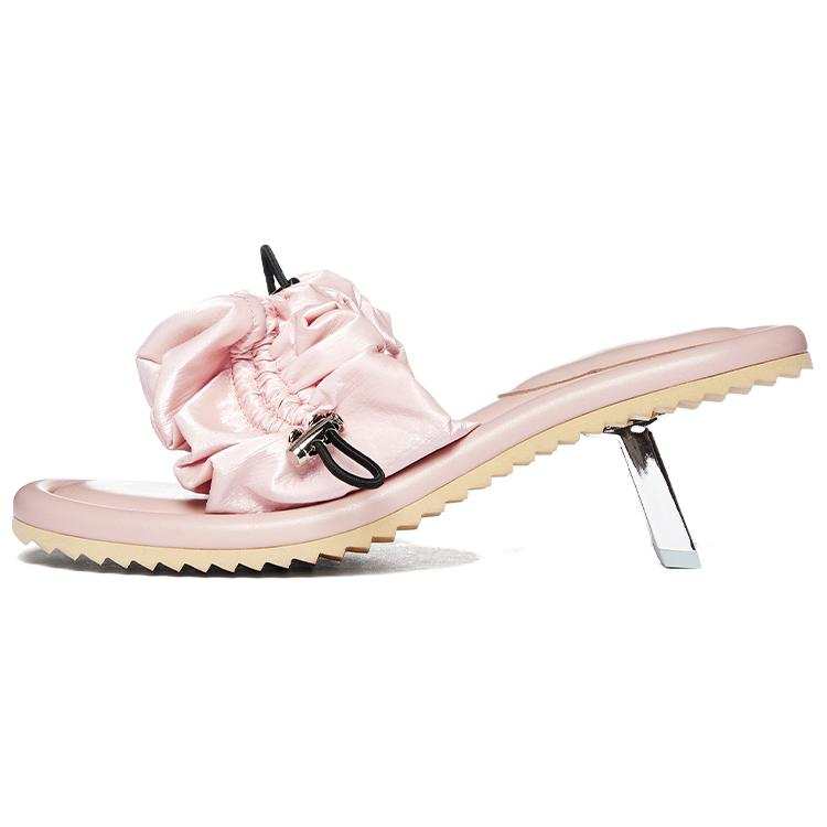 Lost In Echo Rubber Sole Abrasion Resistant Abrasion Resistant Slide Slippers Women's Pink