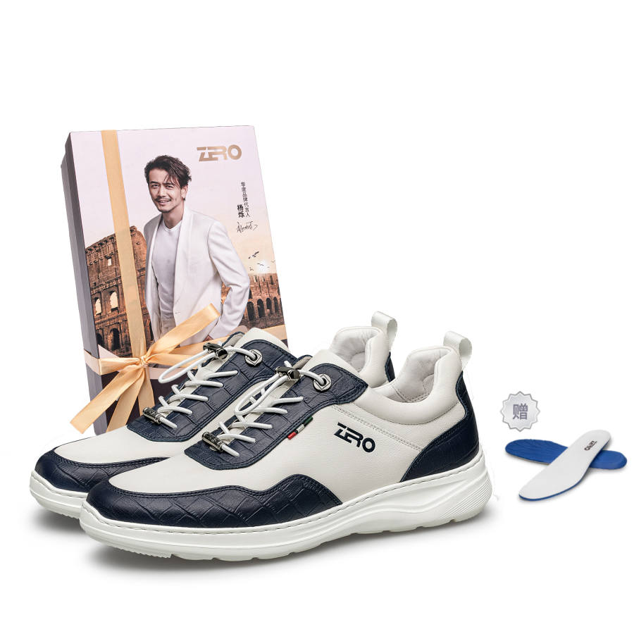 ZRO Cow Leather Cushioning Slip Resistant Abrasion Resistant Coverage Low top Casual Shoes Men's