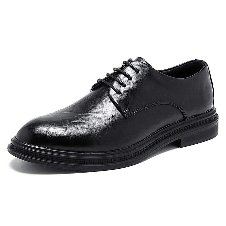 KAQIAODI Dress Shoes Men's Low Top Black