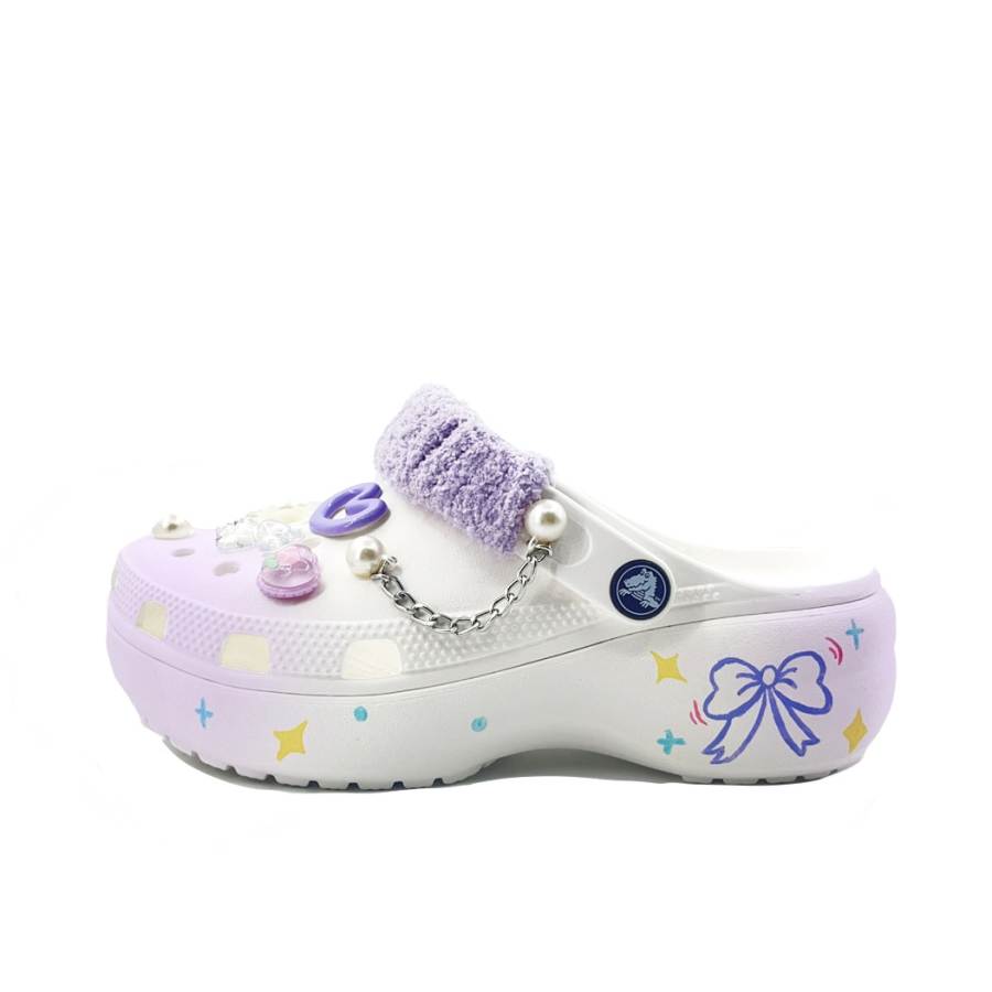 Crocs Crocs Classic Platform Clog EVA Clogs Unisex Purple