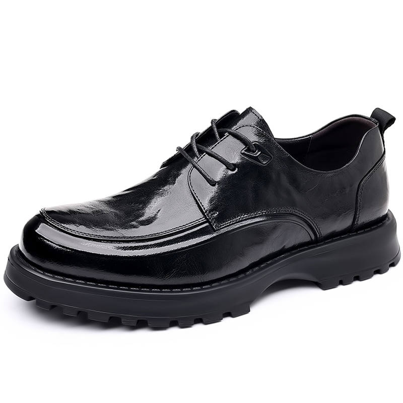 SHUPATE Sheepskin Casual Shoes Men's Black