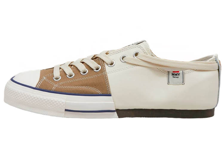 MIHARA YASUHIRO Nigel Cabourn x MIHARA YASUHIRO Low top Stylish Skateboarding Shoes Unisex Brown White
