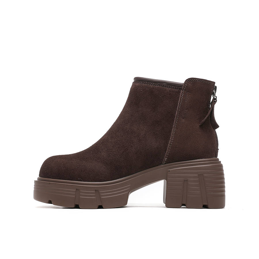 CARDANRO Ankle Boots Women's Black/Coffee